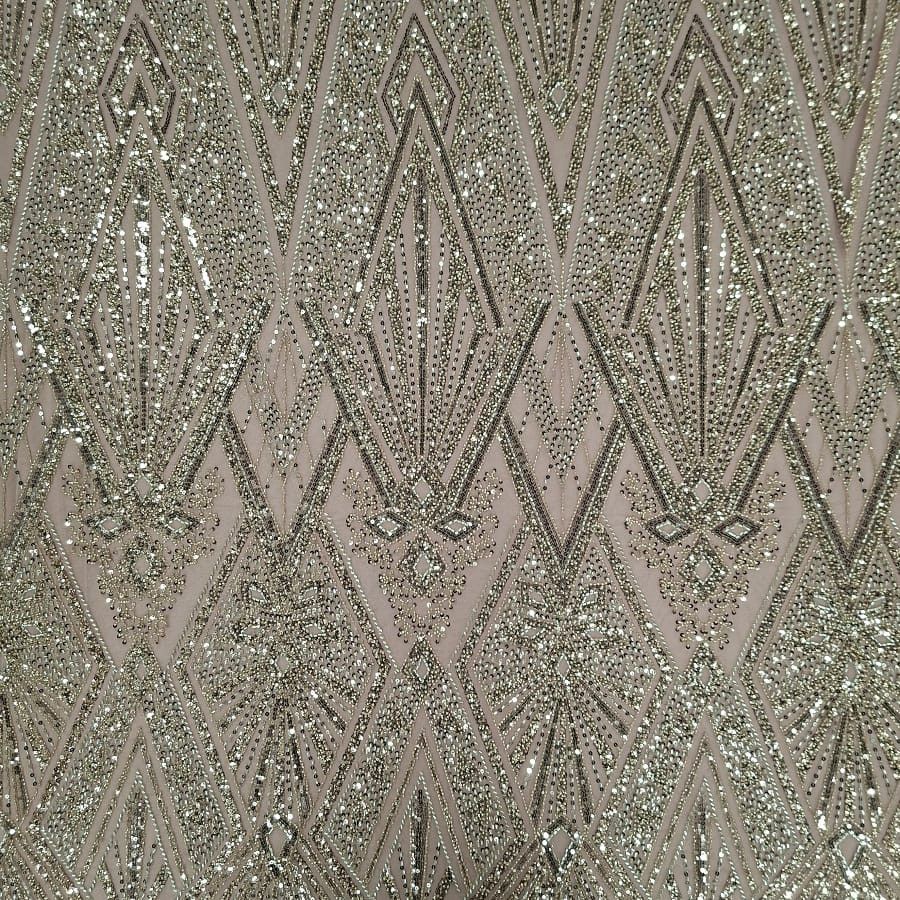 MHC WORLD Bridal Lace Fabric 16247 R.Gold Bridal Lace Fabric 16247