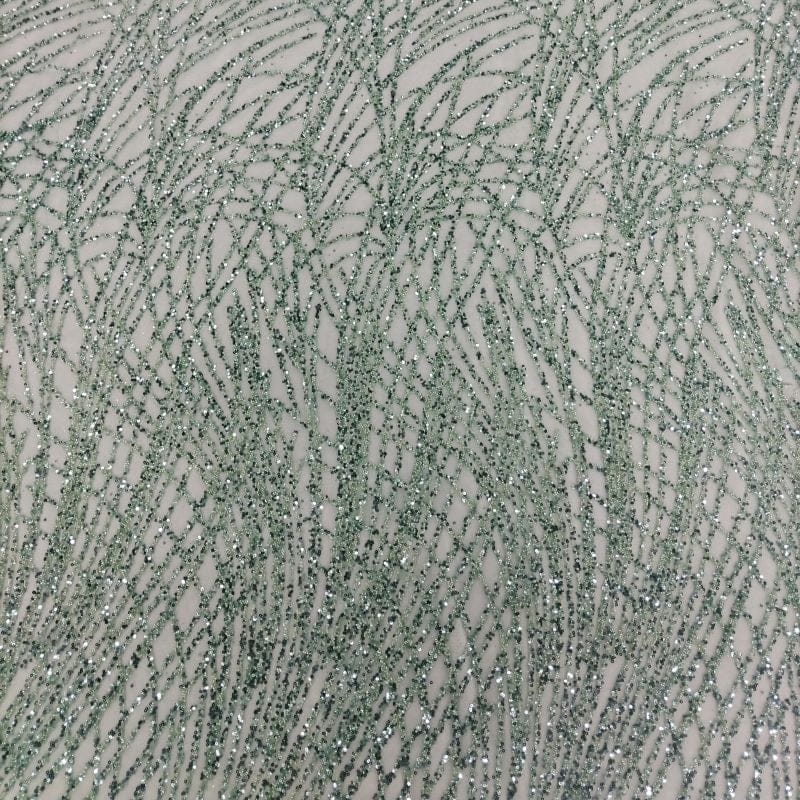 MHC WORLD Bridal Lace Moss Green Adelina Lace Evening wear Fabric 140cm