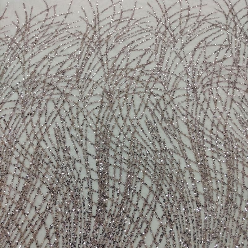 MHC WORLD Bridal Lace Pink Rose Adelina Lace Evening wear Fabric 140cm