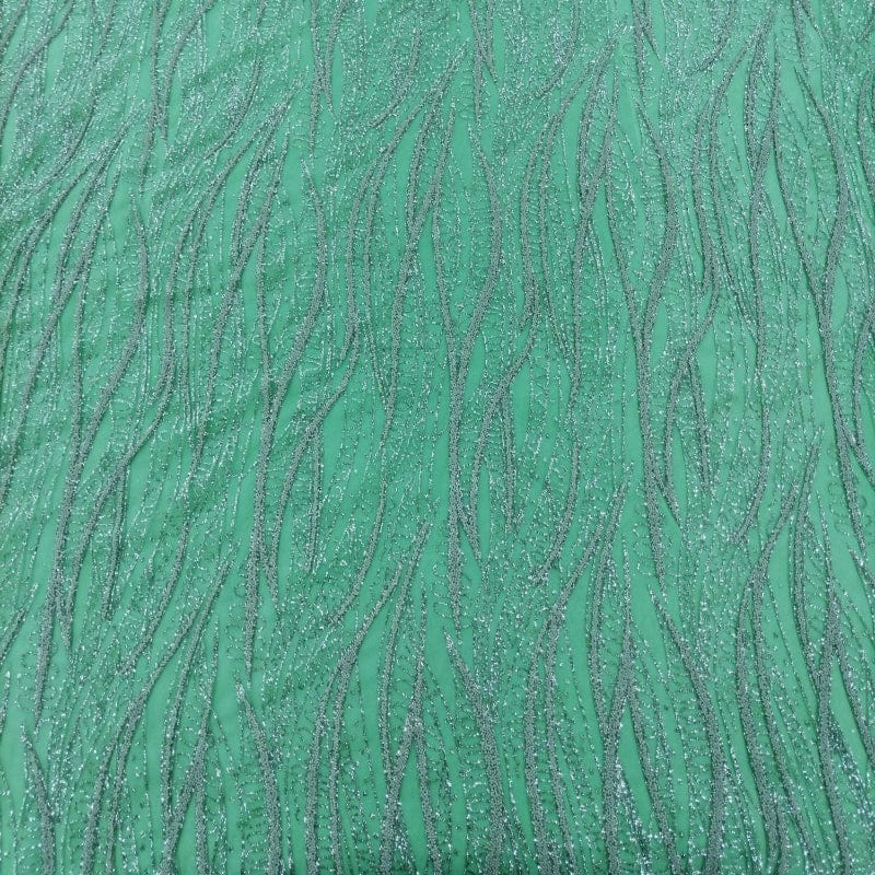 MHC WORLD Bridal Lace Sage Bridal Lace Fabric 140cm