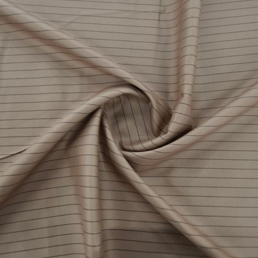 MHC WORLD Broad Stripe Suiting 374G Brown Broad Stripe Suiting 374G