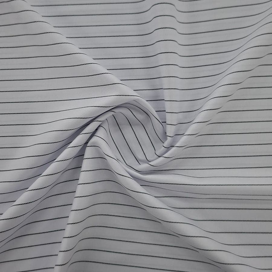 MHC WORLD Broad Stripe Suiting 374G White Broad Stripe Suiting 374G