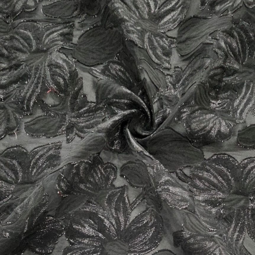 MHC WORLD BROCADE Black Brocade 150 cm