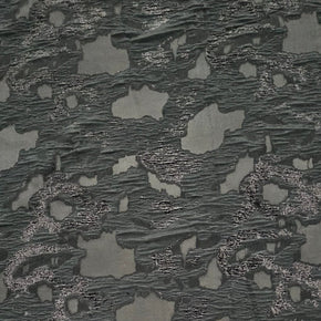 MHC WORLD BROCADE FABRIC Black Brocade Fabric 150cm