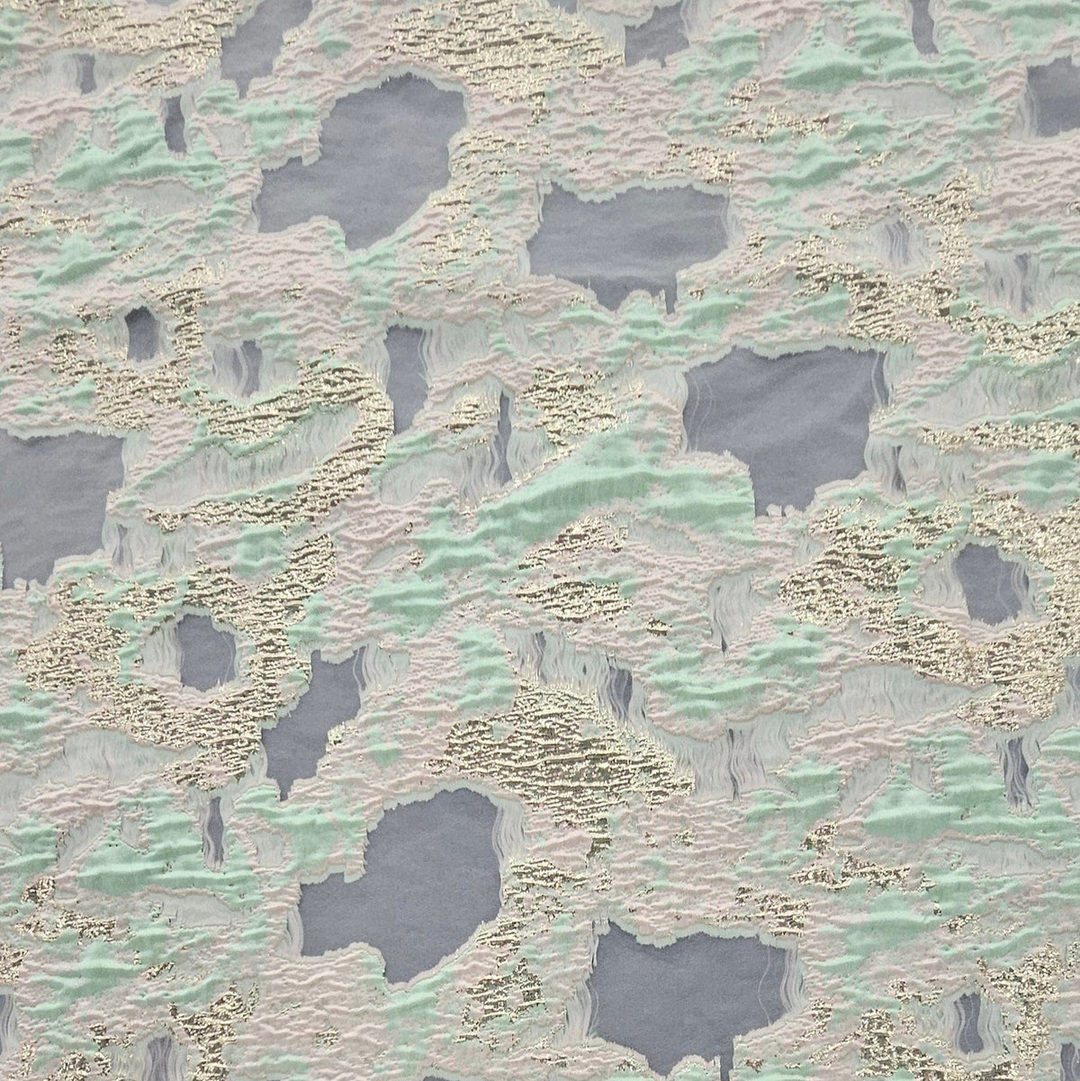 MHC WORLD BROCADE FABRIC Mint Brocade Fabric 150cm