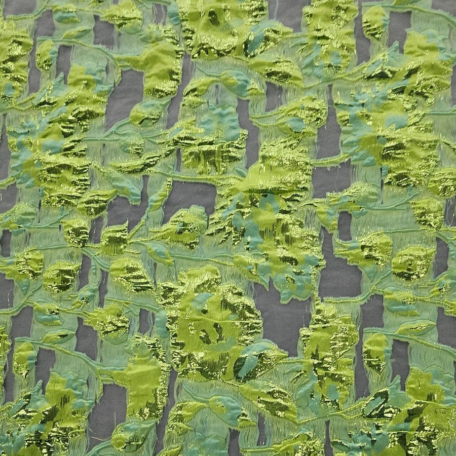 MHC WORLD BROCADE Green Brocade Fabric 150cm