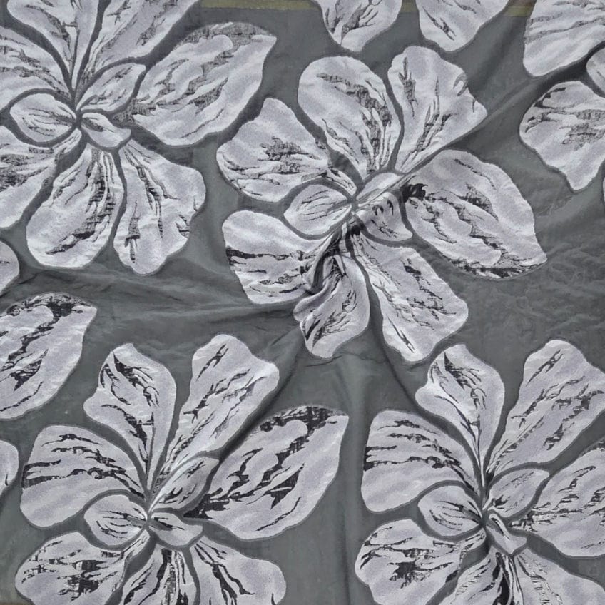 MHC WORLD BROCADE Grey Brocade 150cm