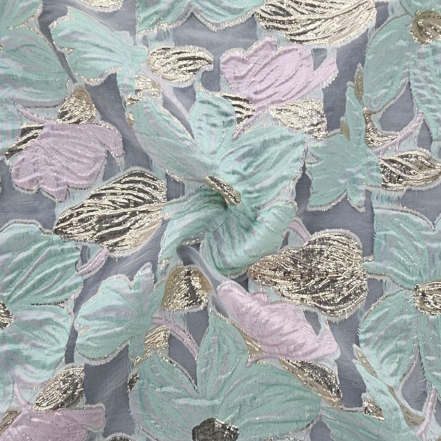 MHC WORLD BROCADE Mint Brocade 150 cm