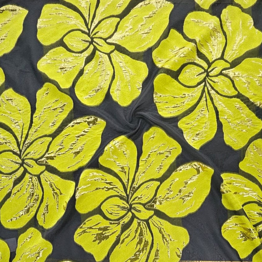 MHC WORLD BROCADE Yellow Brocade 150cm