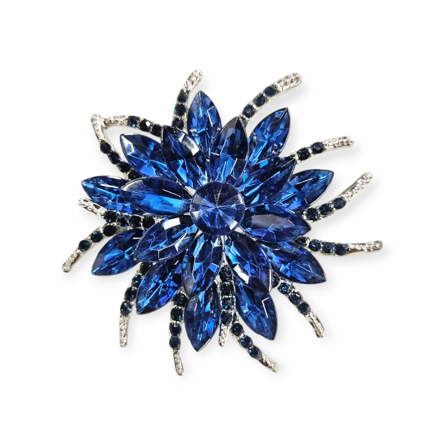 MHC WORLD Brooches Navy Fancy Buckles Brooch Pin