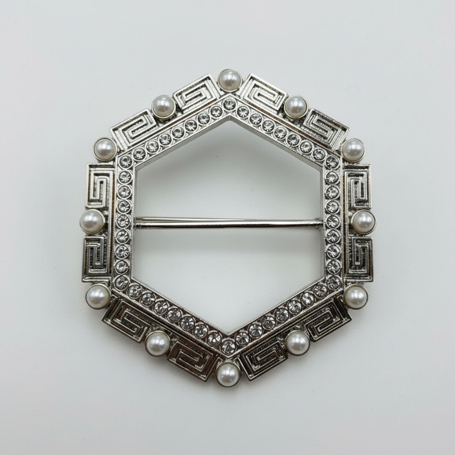 MHC WORLD Buckles No.12 Fawz Buckles Silver