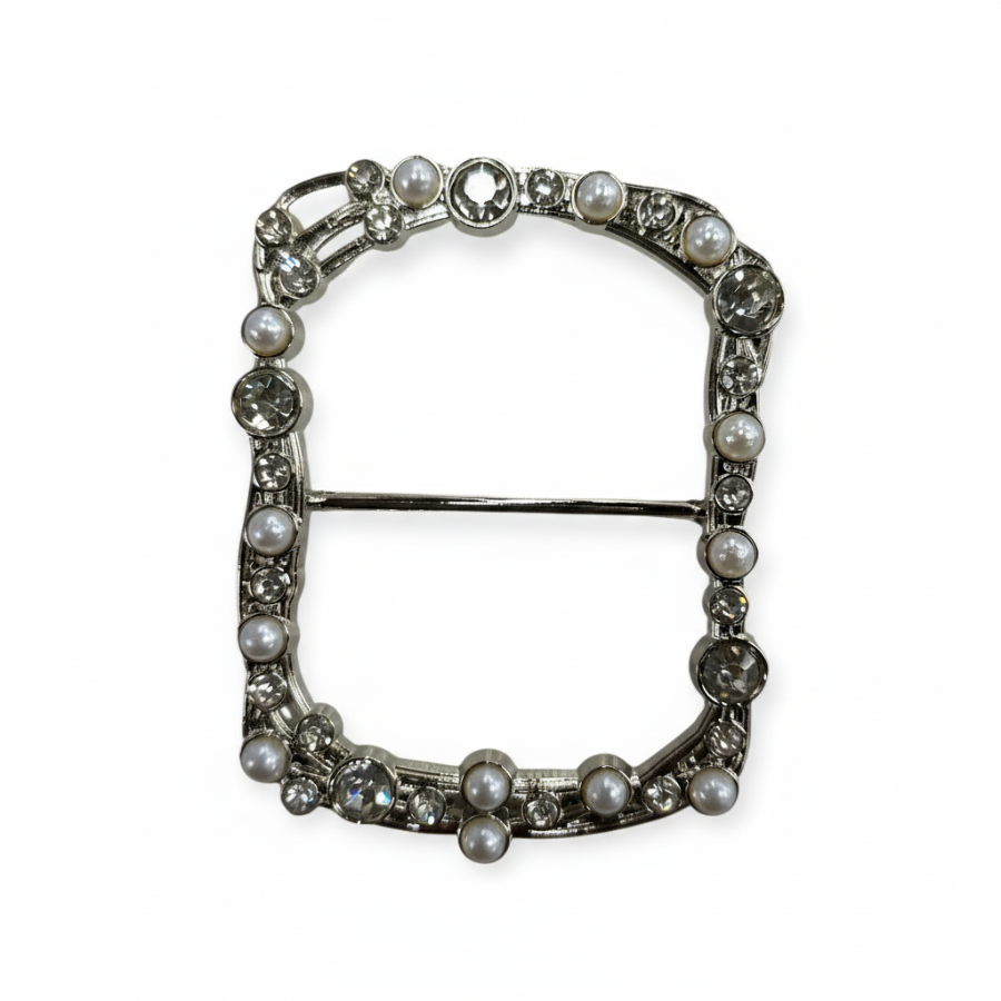 MHC WORLD Buckles No.17 Fawz Buckles Silver
