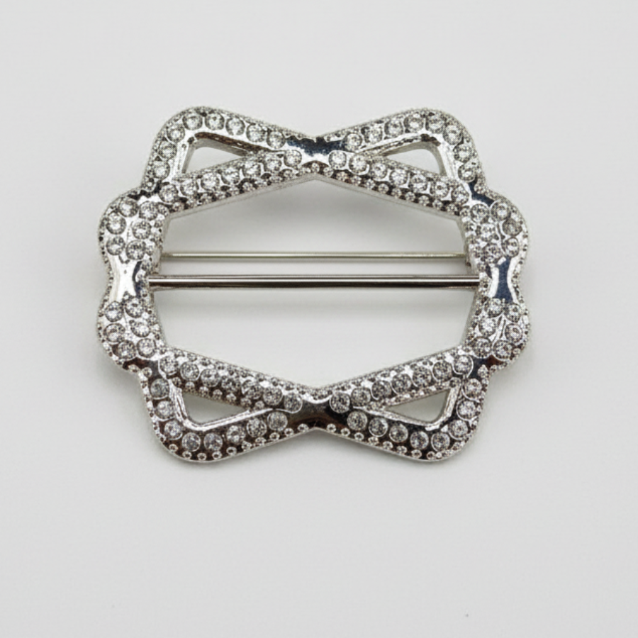 MHC WORLD Buckles No.18 Fawz Buckles Silver