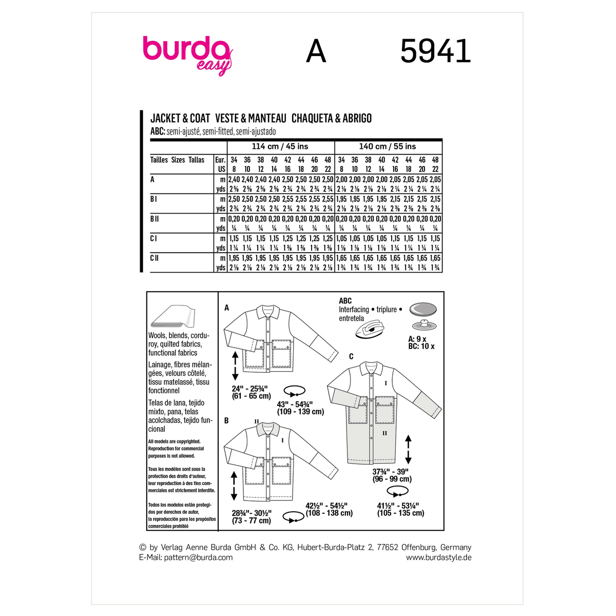 MHC World Burda Pattern 5914 (7508430553177)