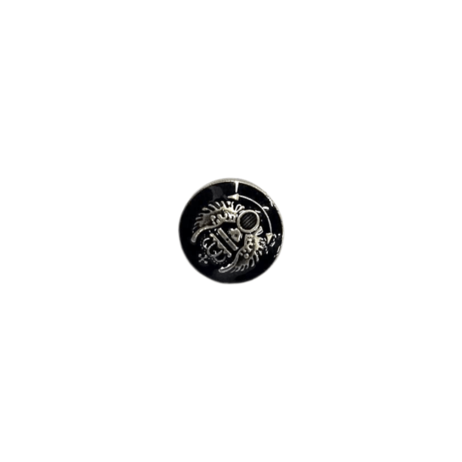 MHC WORLD Buttons 28" Fancy Button Silver