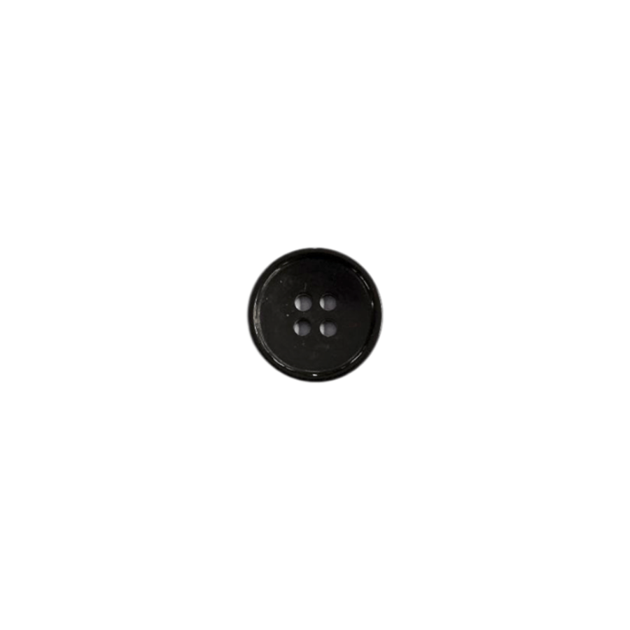 MHC WORLD Buttons Black Button Card EE 18mm