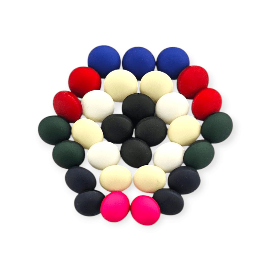 MHC WORLD Buttons Fabric Look Button 20"