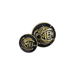 MHC WORLD Buttons Fancy Button Gold