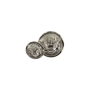 MHC WORLD Buttons Fancy Button Silver