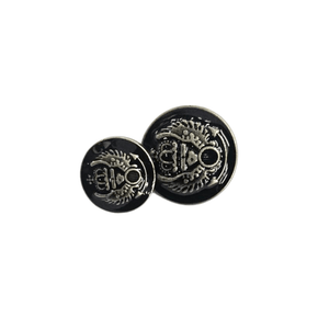 MHC WORLD Buttons Fancy Button Silver