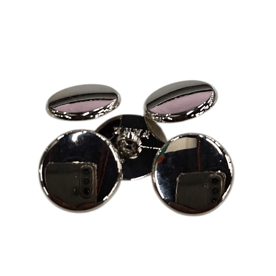 MHC WORLD Buttons Silver Blazer Metal Buttons Large  19mm