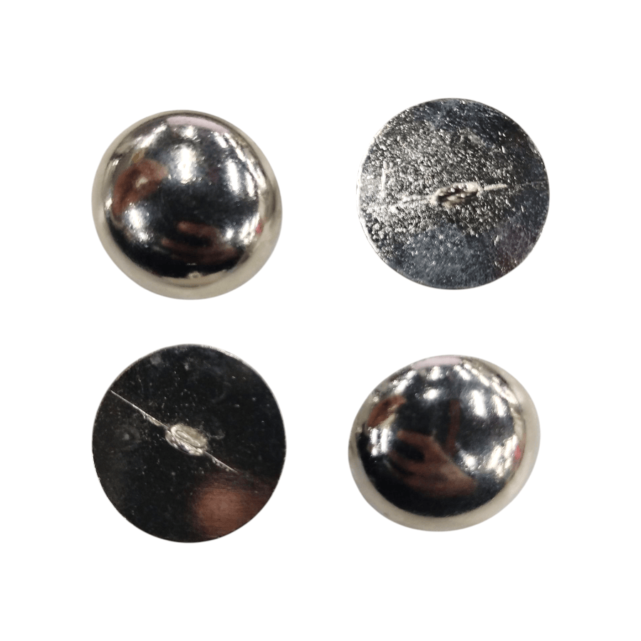 MHC WORLD Buttons Silver Solid Metal Buttons