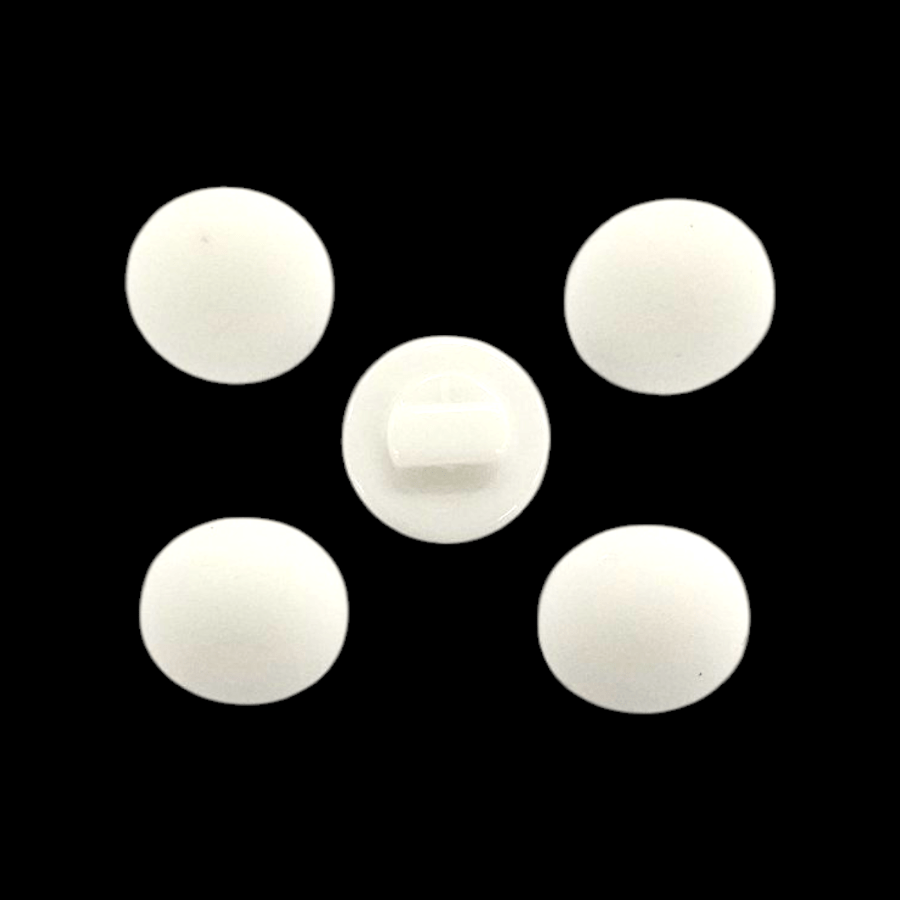 MHC WORLD Buttons White Fabric Look Button 20"
