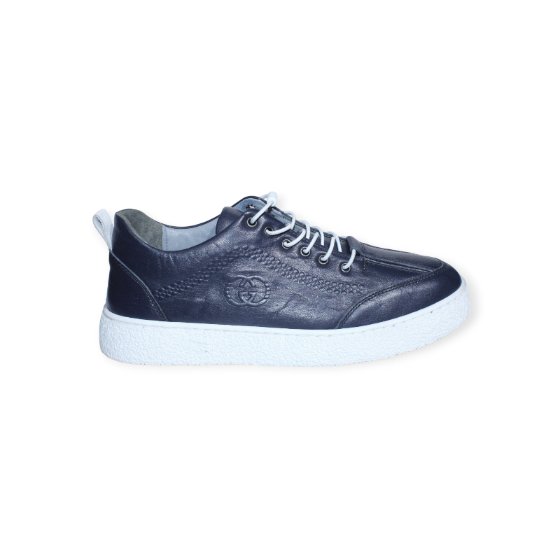 MHC World Casual Shoes Size Uk Six Turkish Casual Leather Shoes Navy (7493314478169)