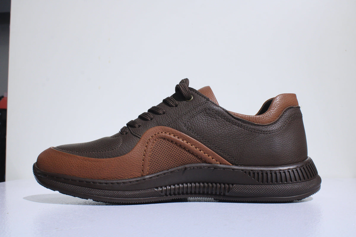MHC World Casual Shoes Turkish Casual Leather Shoes Brown