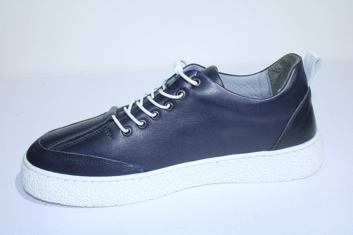 MHC World Casual Shoes Turkish Casual Leather Shoes Navy