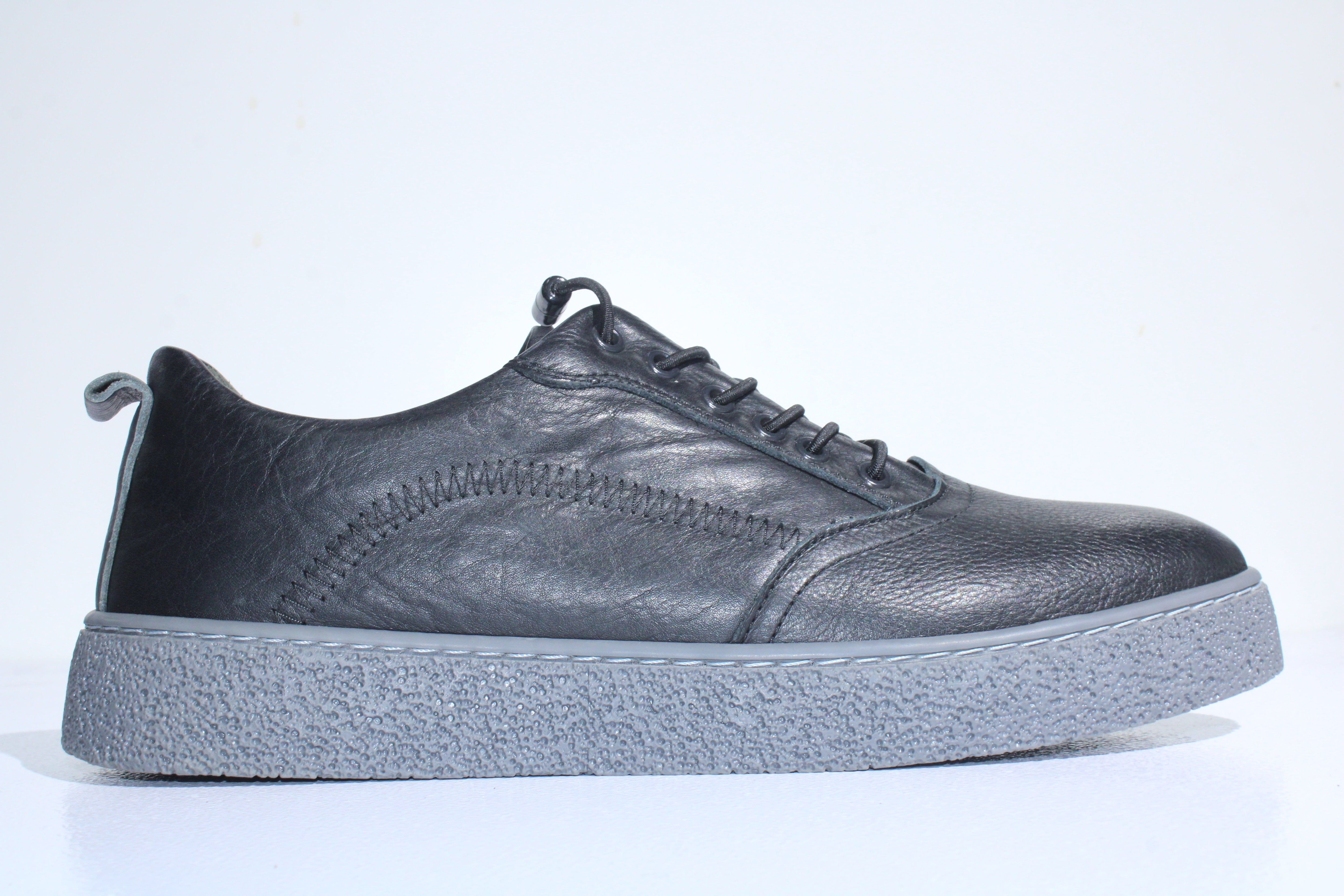 MHC World Turkish Leather Casual Shoes Black (7492153999449)