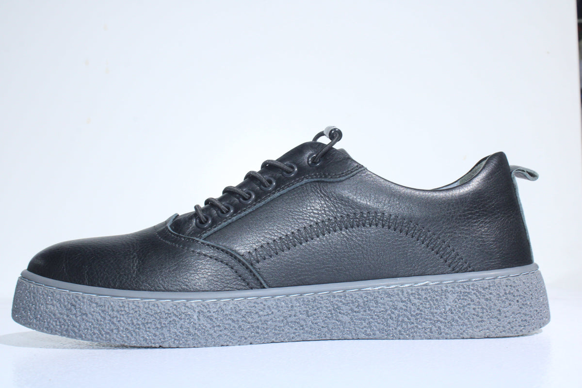 MHC World Casual Shoes Size Uk Six Turkish Leather Casual Shoes Black (7492153999449)