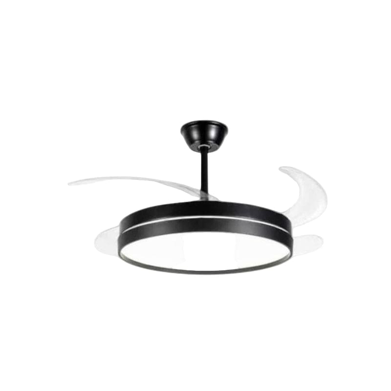 MHC World CEILING FAN LED Ceiling Fan Light Black FL2010