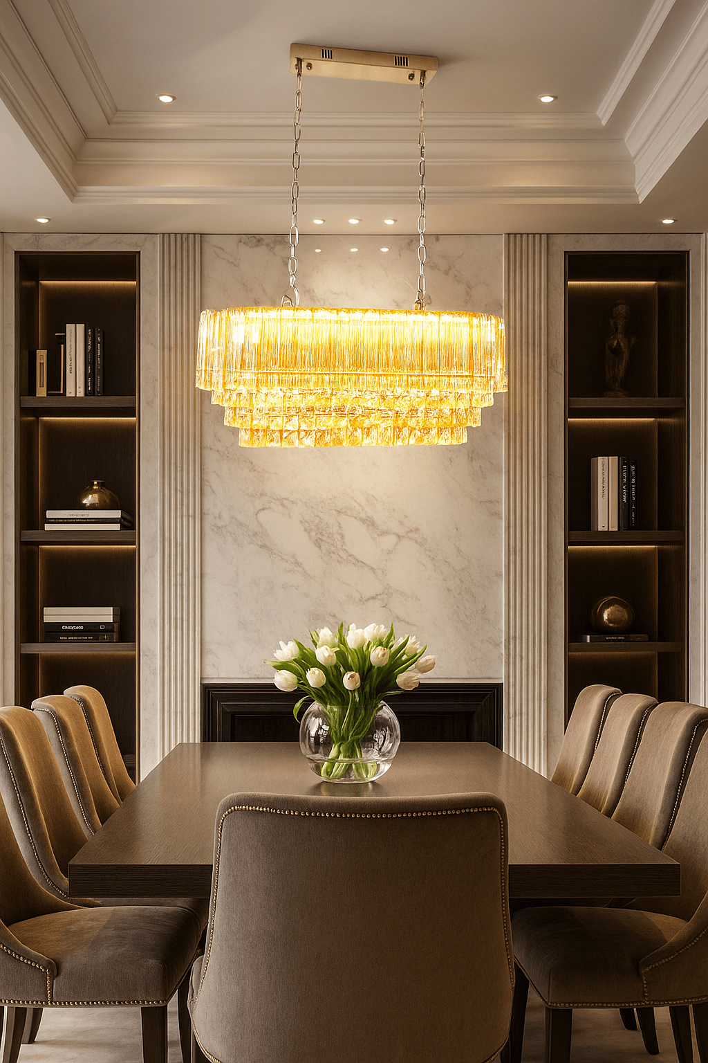 MHC World CHANDELIER LED Chandelier A6068/700x260 W+WW/07714