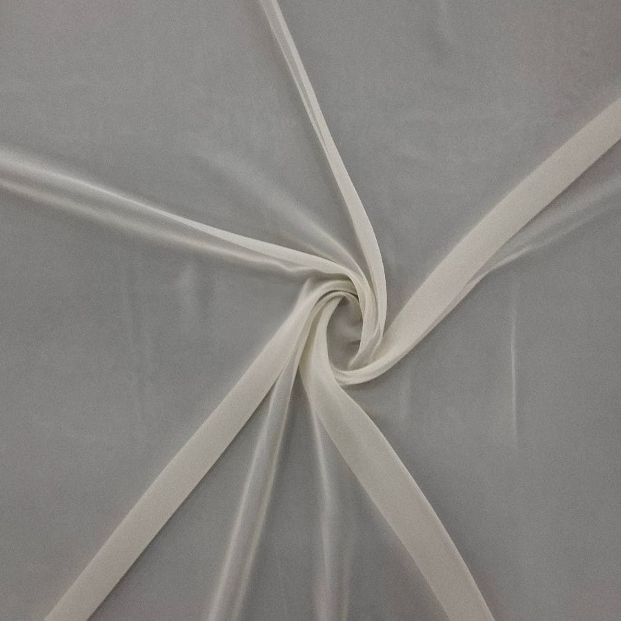 MHC WORLD CHIFFON Champagne/White 30D Silky Chiffon Fabric 150cm