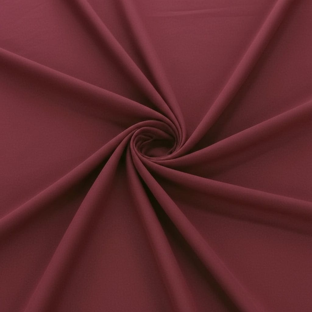 MHC WORLD CHIFFON Maroon 30D Silky Chiffon Fabric 150cm
