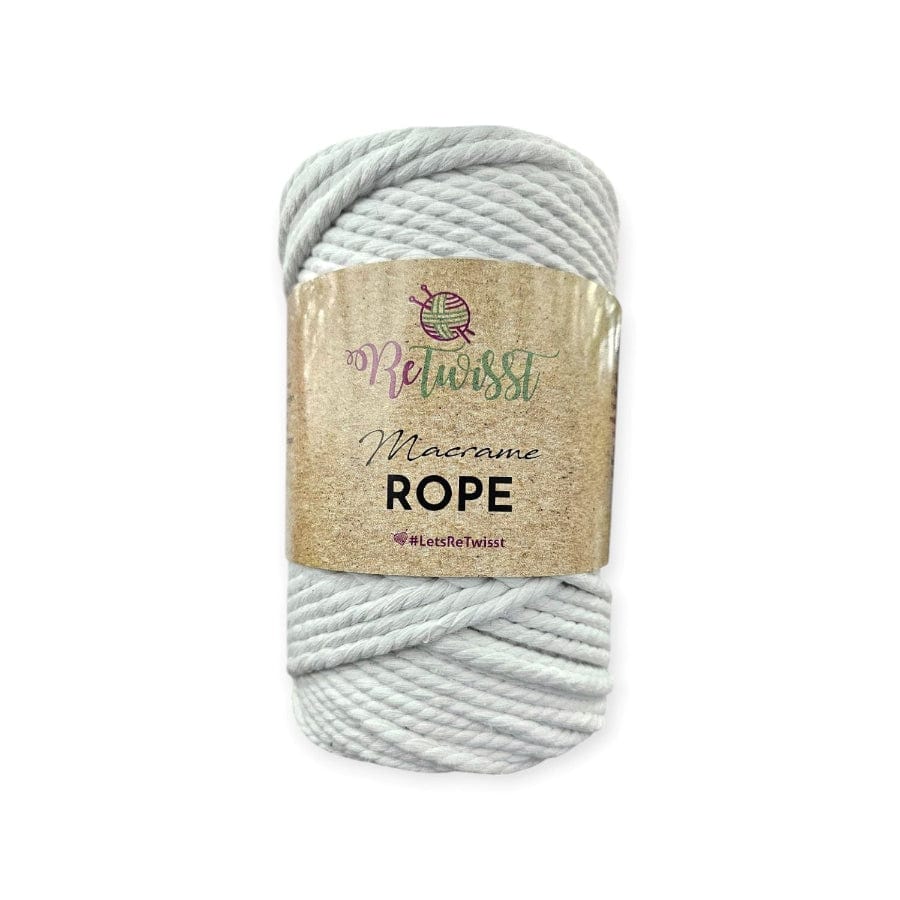 MHC WORLD Cord White Macrame Rope 5mm 500g
