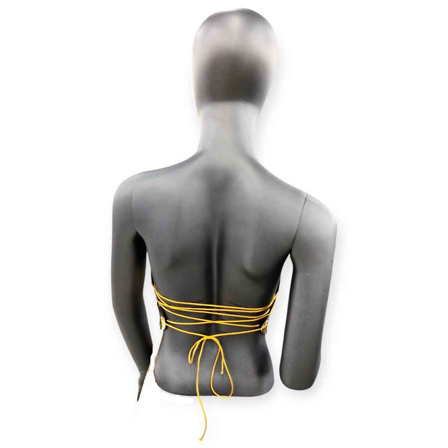 MHC WORLD Corset Gold Armor Corset Bustier Top