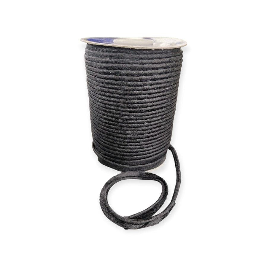 MHC WORLD Cotton Piping Cord Black Drip Dry Cotton Piping Cord
