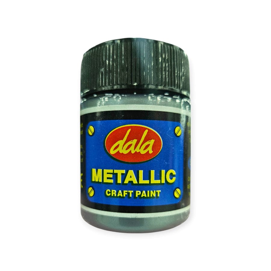 MHC WORLD Craft Paint Dark Silver Dala Metallic Craft Paint 50ml