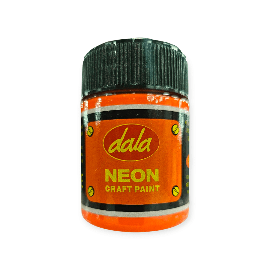 MHC World Craft Paint Orange Dala Neon Craft Paint 50ml