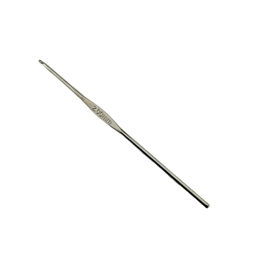 MHC WORLD Crochet Hooks 12cm Steel 2mm Crochet Hooks 12cm Steel