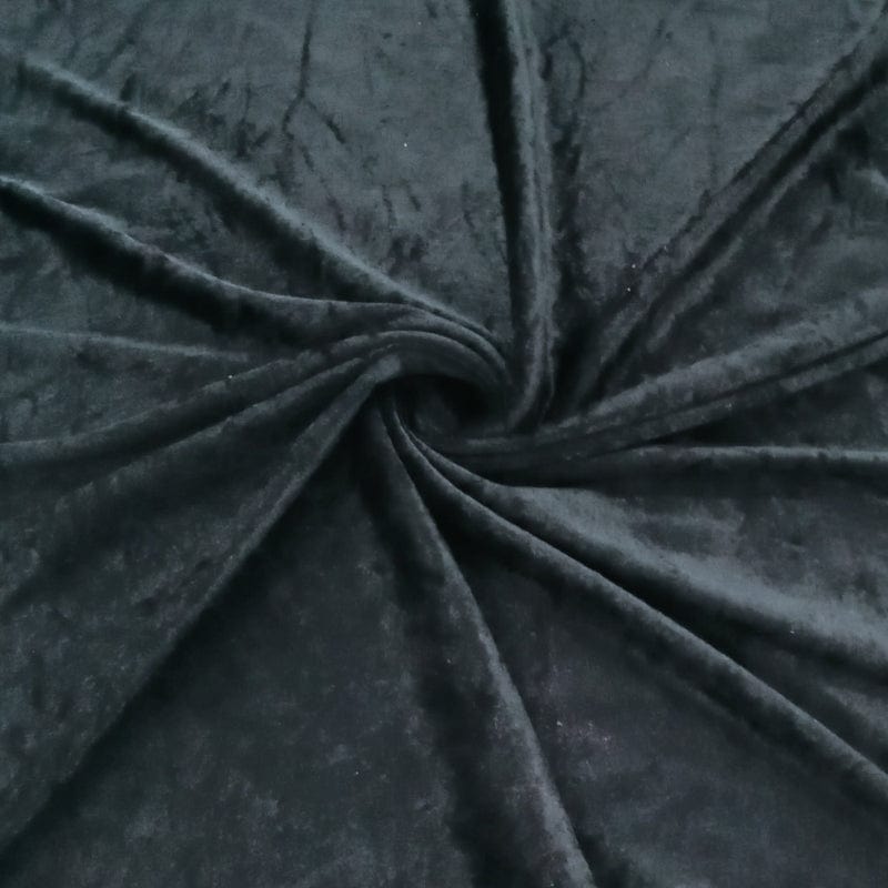 MHC WORLD Crushed Velour Black Crushed Velour 150cm
