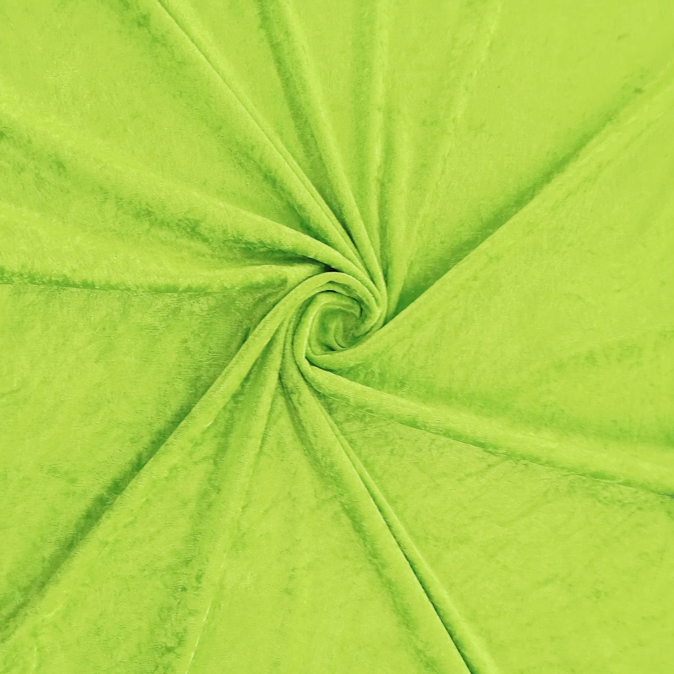 MHC WORLD Crushed Velour Lime Crushed Velour 150cm