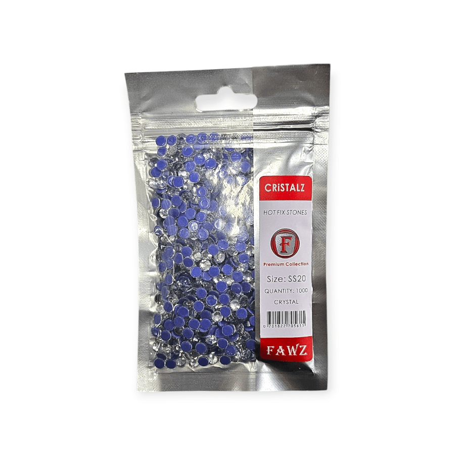 MHC WORLD Crystal Stones Silver No.20 Fawz Hot Fix Stones