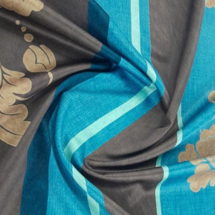 MHC WORLD Curtain Fabrics Blue Maison Special Clearance Madame De Pompadour Curtain Collection 140 cm (7897060835417)