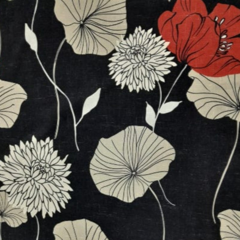 MHC WORLD Curtain Fabrics Maison Special Clearance Floral Paris Curtain 140 cm (7897065422937)