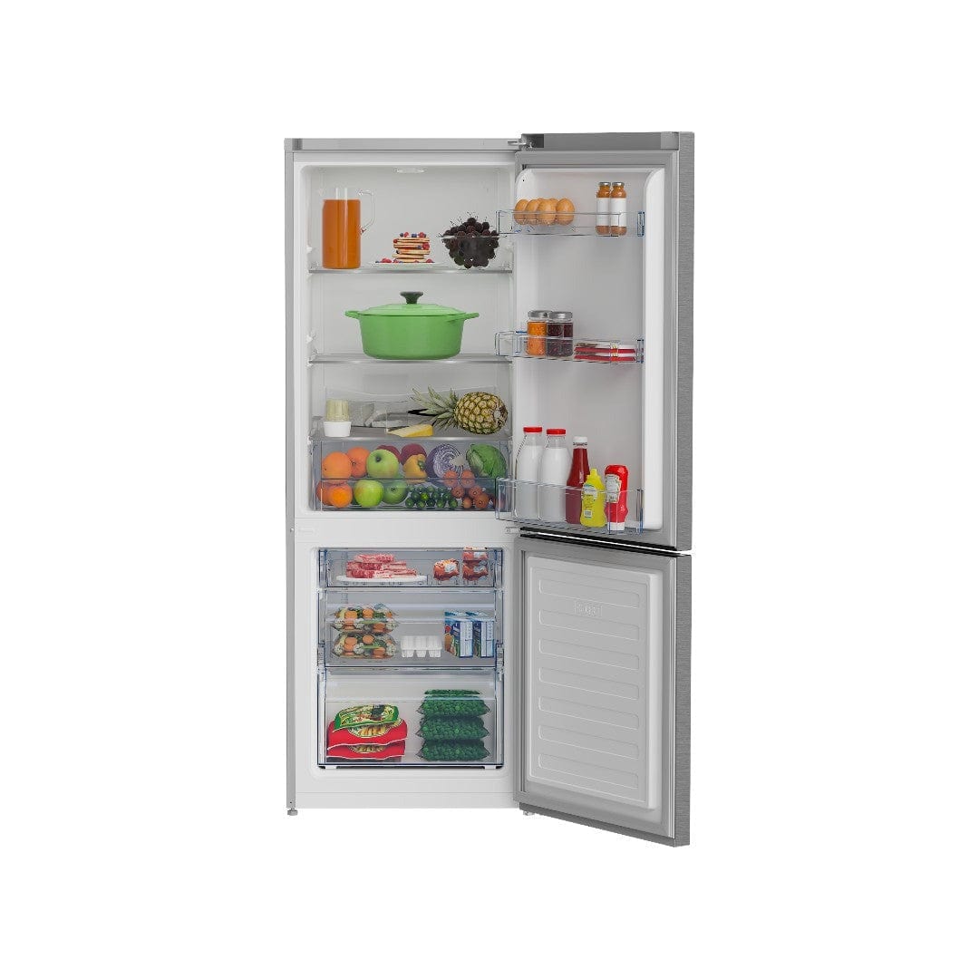 MHC World Defy 303l Satin Matallic Solar Off-Grid Fridge Freezer DAC631S2 (7539880624217)
