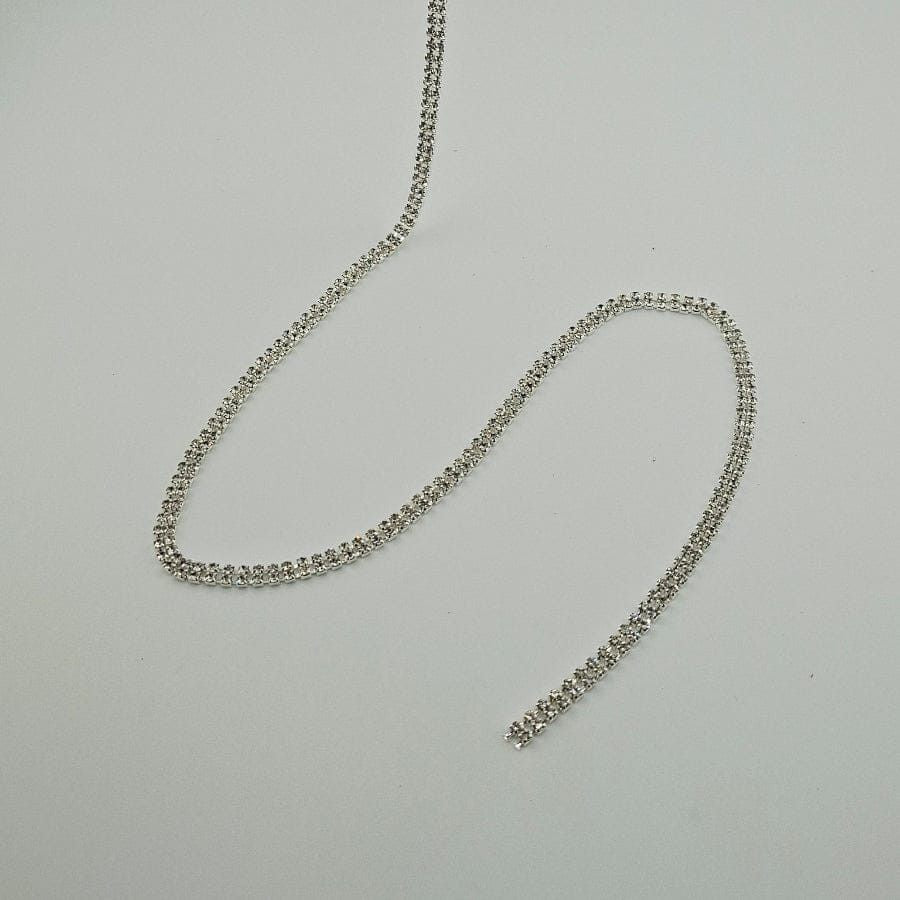 MHC WORLD Diamante Trim SS10D-2Line Clear Diamante Trim SS10D-2Line