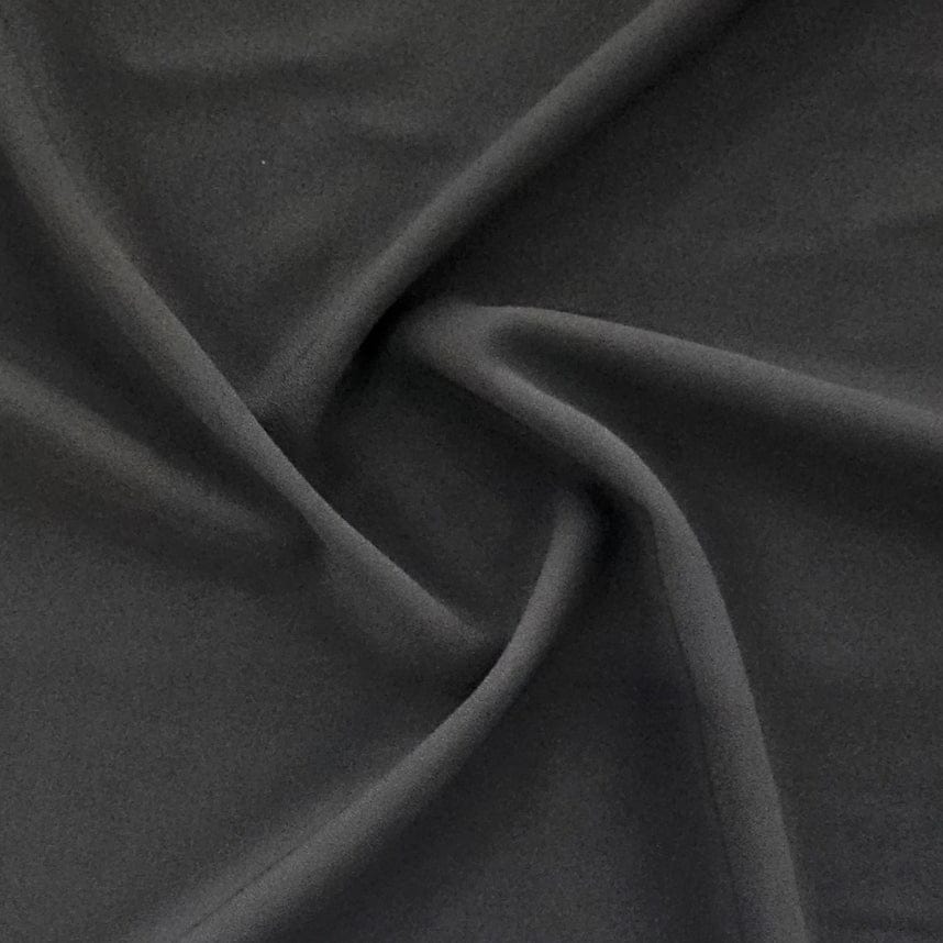 MHC WORLD DOUBLE MOSS CREPE Black Double  Moss Crepe 150cm